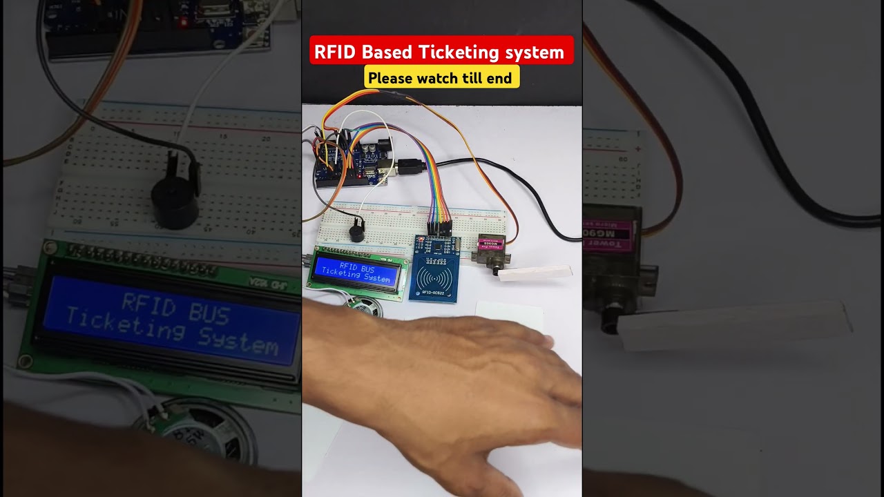 HOW to make RFID bus Ticketing System using Arduino #rfid #ticket #arduino