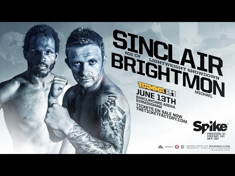 BAMMA 21: (Main Card) Rob Sinclair vs Michael Brightmon
