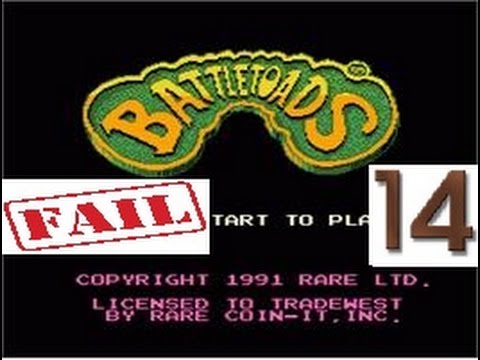Let's fail Battletoads (NES) co-op mode part 14