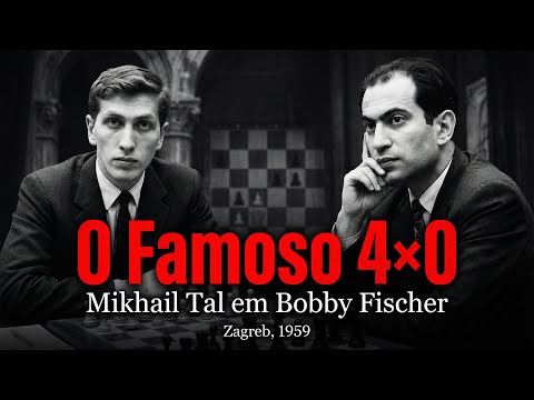 O Famoso 4×0 de Mikhail Tal em Bobby Fischer || Zagreb, 1959