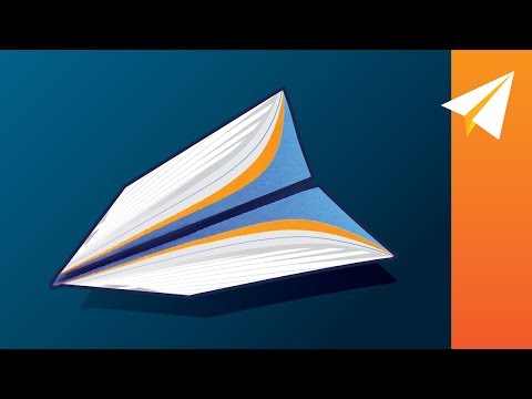 A paper airplane with locking layers - how to fold aves