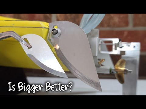 How Big Is To BIg, Rc Boat Turn Fin Size Tested