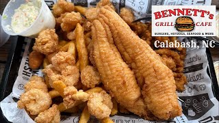 Bennett’s Grill and Cafe in Calabash, North Carolina for some dang good Seafood!
