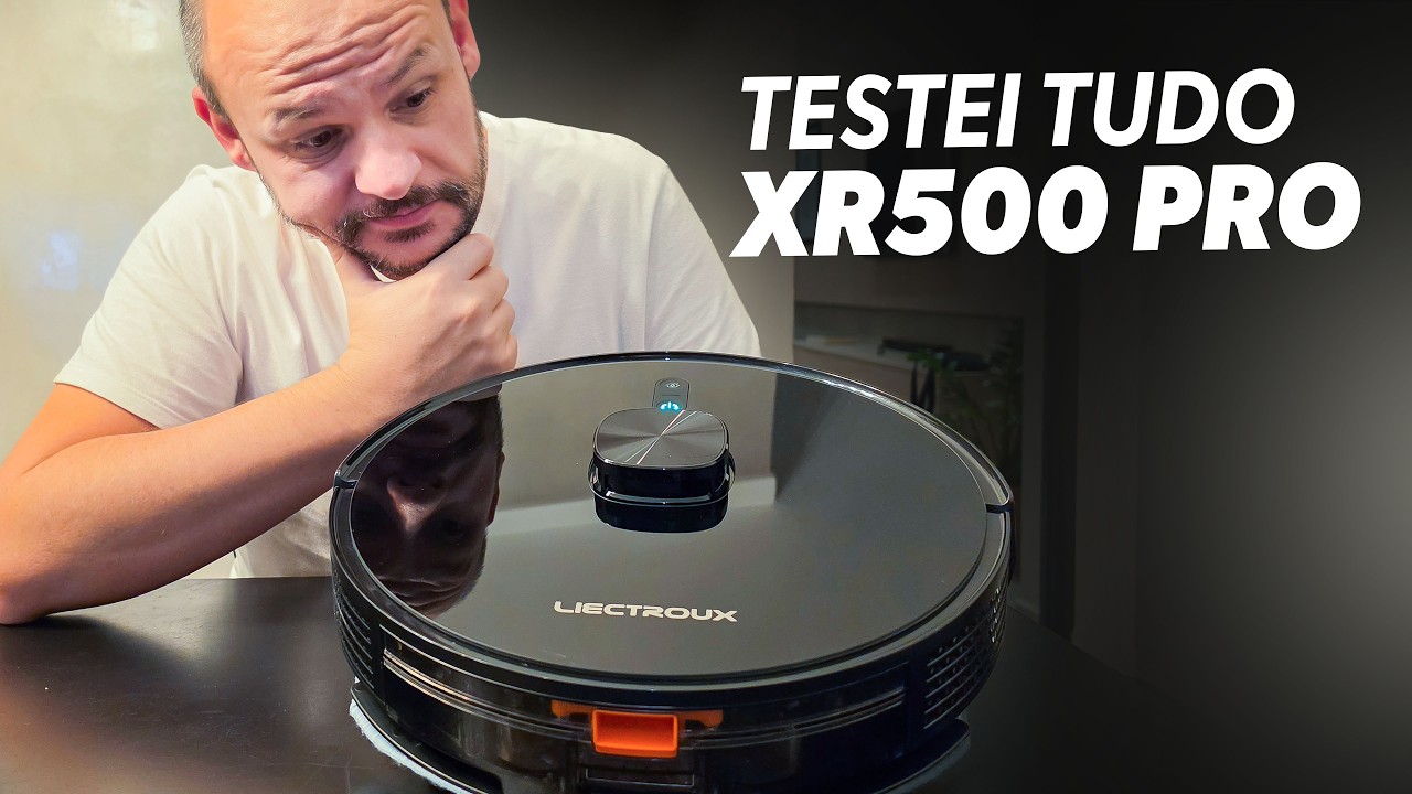 Miniatura da avaliação em vídeo de Aspirador Robô Liectroux XR500 PRO com Mapeamento Laser e Funções 3 em 1