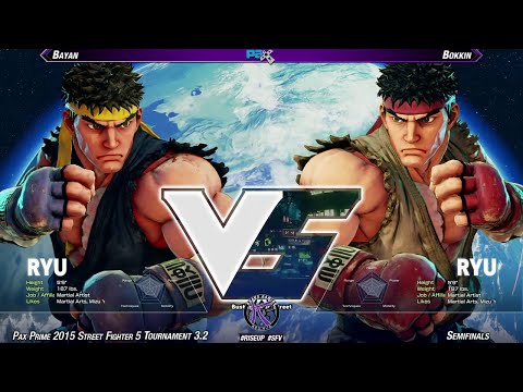 #PAX2015 #SFV Tournament 3.2 SF - Bayan (RYU) vs Bokkin (RYU)