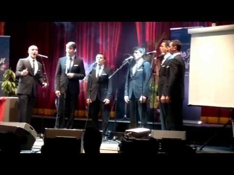 Croatia's  Eurovision Song Contest Entry Klapa S Mora Harmonise in Malmo Before Semi-Final