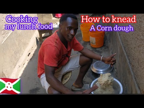 Making Corn Dough for a Traditional Burundian Lunch 🇧🇮 | Simple & Tasty@backpaeger 🇧🇮♥️🇹🇭
