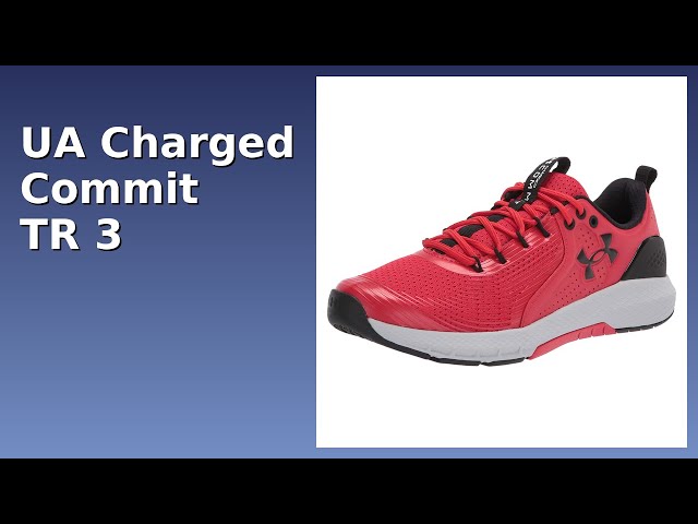 Vídeo relacionado con Under Armour UA Charged Commit TR 5 - Blanco/Gris Halo/Castlerock - 9, Blanco Halo Gray Castlerock, 44 EU