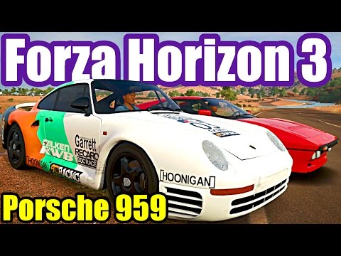 Porsche 959 vs Ferrari 288 GTO - Forza Horizon 3 Gameplay (Blizzard Mountain)