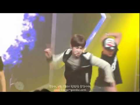 [haroo] 110422 Rehearsal Rising Sun (Yunho Focus)