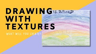Texture Drawing | Simple Art Activity for Kids