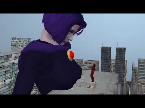 Giantess raven vs scarlet witch