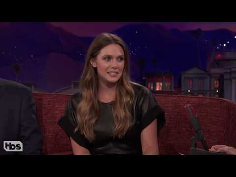 Elizabeth Olsen Teaches Conan Russian Curse Words :)