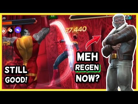 Synergies Buff Old Man Logan's Regen! - A Solution? | Marvel Contest of Champions