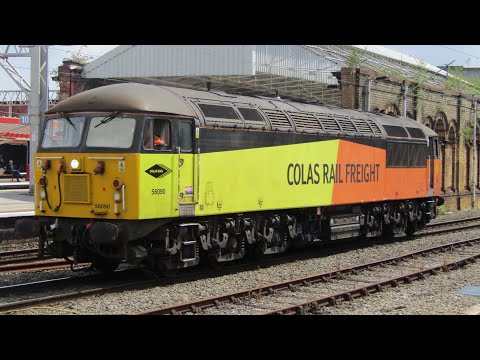 56090 leaving Crewe