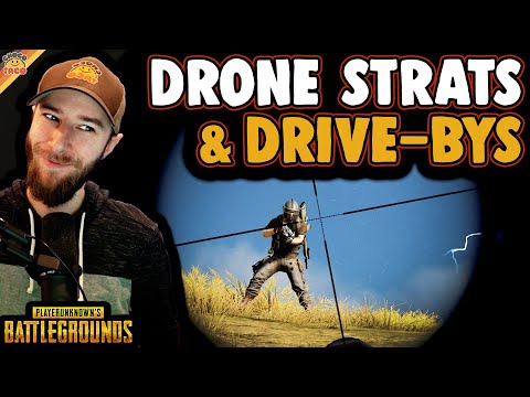 Drone Strats & Drive-Bys - chocoTaco PUBG Solos Erangel Gameplay
