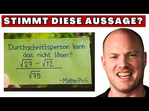 Is this a math nightmare for the average person? | Square root, square root calculation