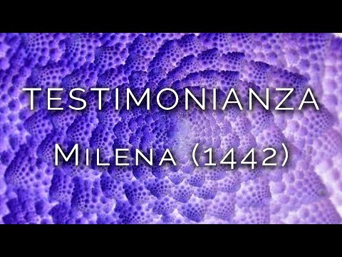 1443-IT Milena, TESTIMONIANZA 1442 - Ipnosi Esoterica ∞ Lucio Carsi