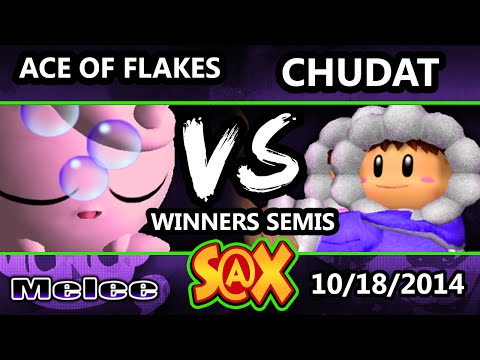 S@X Monthly - MOR | Chudat (Ice Climbers) Ace Of Flakes (Puff) SSBM Winners Semis - Melee