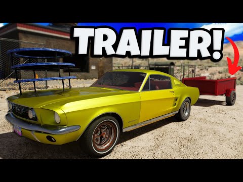 Restoring My Mustang Just Got Easier with THIS Trailer! (Drive Beyond Horizons)