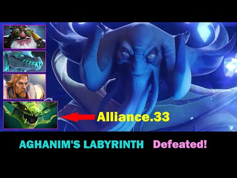 Alliance.33 Defeat Final Boss in Aghanim's Labyrinth summer event| DOTA 2 Micro