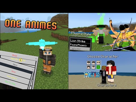 Anime Battle Arena Addon/Mods For Minecraft PE! | One Animes (1.19+)