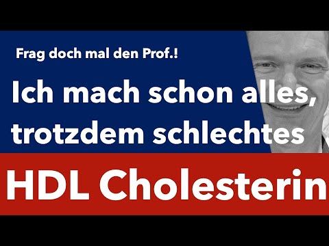 Bad HDL cholesterol – ask the professor.
