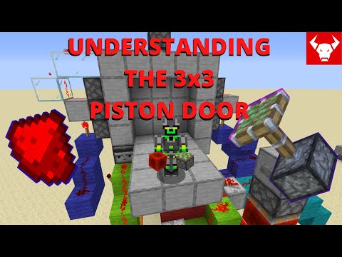 Making and Understanding The 3x3 Piston Door - Redstone Academy #4
