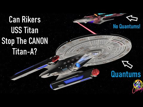 Original Titan VS USS Titan A - Captain Riker VS Captain Shaw Star Trek Picard Season 3 Starships