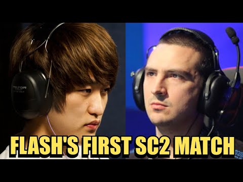 Flash Playing StarCraft II Competitively for the First Time