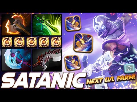 Satanic Anti-Mage Next LVL Farm - Dota 2 Pro Gameplay [Watch & Learn]