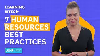 7 Human Resources Best Practices