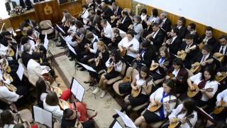 preview picture of video 'Pengetőstalalkozó/Festivalul Orchestrelor de Mandoline Turda 2015 - Közös zenekar/Orchestre Reunite'