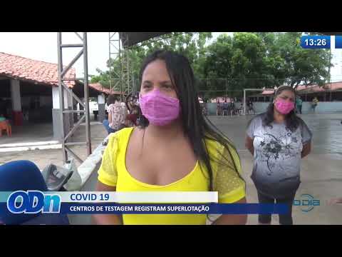 Centros de Testagem de Covid-19 registram superlotação ODN 27 01 2022