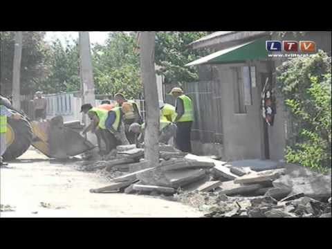 Strada Independenţei din Cernavoda a intrat in reparatii capitale - Litoral TV