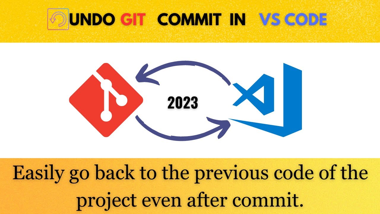 undo git commit before push in vs code | solved with explanation 2024