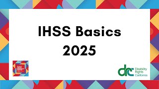 IHSS Basics 2025