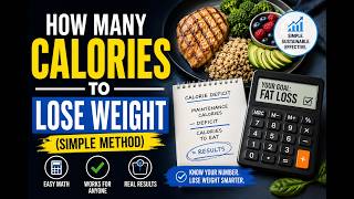 How Many Calories to Lose Weight (Simple Method)