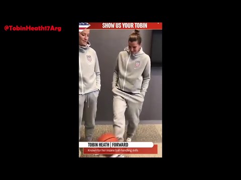 Jugadoras de la USWNT imitan a Tobin Heath [SUBTITULADO]