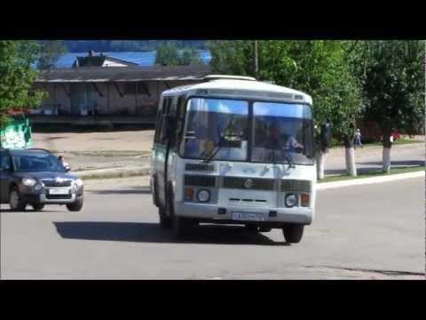 Buses in Valday, Russia