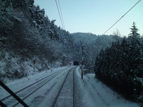 Führerstandsmitfahrt Schwarzach St. Veit - Spittal über den Winterlichen Tauernpass