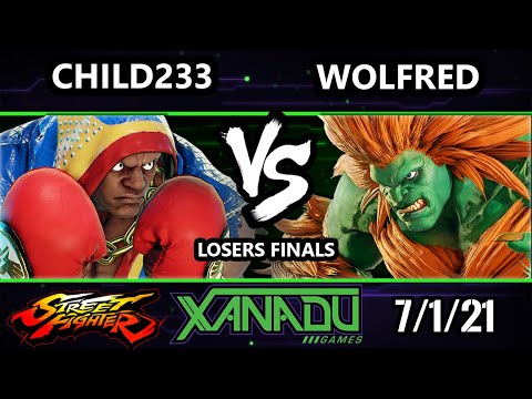 F@X 412 Losers Finals - Child233 (Balrog) Vs. Wolfred (Blanka) - Street Fighter V
