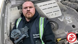 Mobile Mechanic Work Day (2007 Hyundai Sonata Waterpump Replacement)