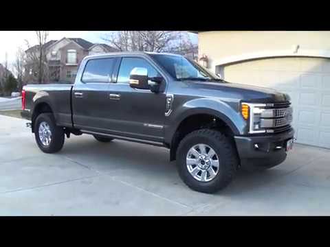2.5 Inch ReadyLift Level on 2017 Ford Super Duty F350 Final Clearance Numbers