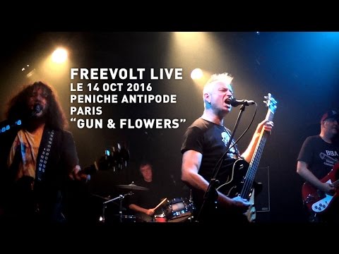 FREEVOLT GUN & FLOWER LIVE Péniche Antipode Paris, 14 oct 2016