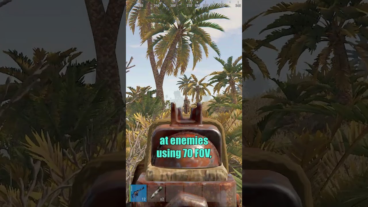 Why I Use 70 FOV in Rust! #rusttips #rustshorts #rust
