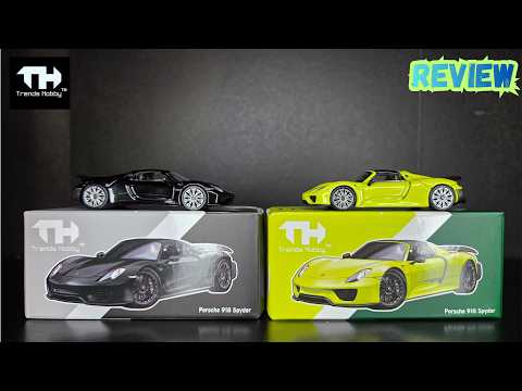 Feature Image thumbnail for the video blog Yikes.. Trends Hobby - Porsche 918 Spyder - Acid Green & Black - REVIEW by booster_diecast