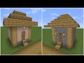 How To Build A Minecraft Village Small House 1 2 1 14 Plains