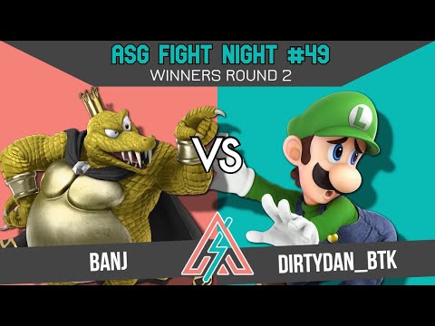 ASG 49: WINNERS ROUND 2 - Banj (King K Rool) vs DirtyDan_BTK (Luigi)
