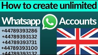 UK Number for WhatsApp (2023) | How to Get Free UK Number For WhatsApp